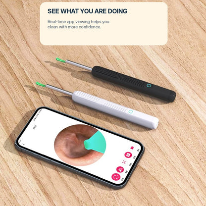 8-Piece Smart Ear Cleaner Kit — Camera Viewing, LED Light & Replaceable Silicone Tips