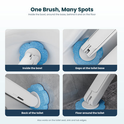 Disposable Toilet Cleaning Brush Refills – Helps Prevent Bacterial Buildup
