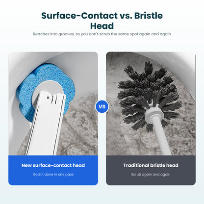 Disposable Toilet Cleaning Brush Refills – Helps Prevent Bacterial Buildup