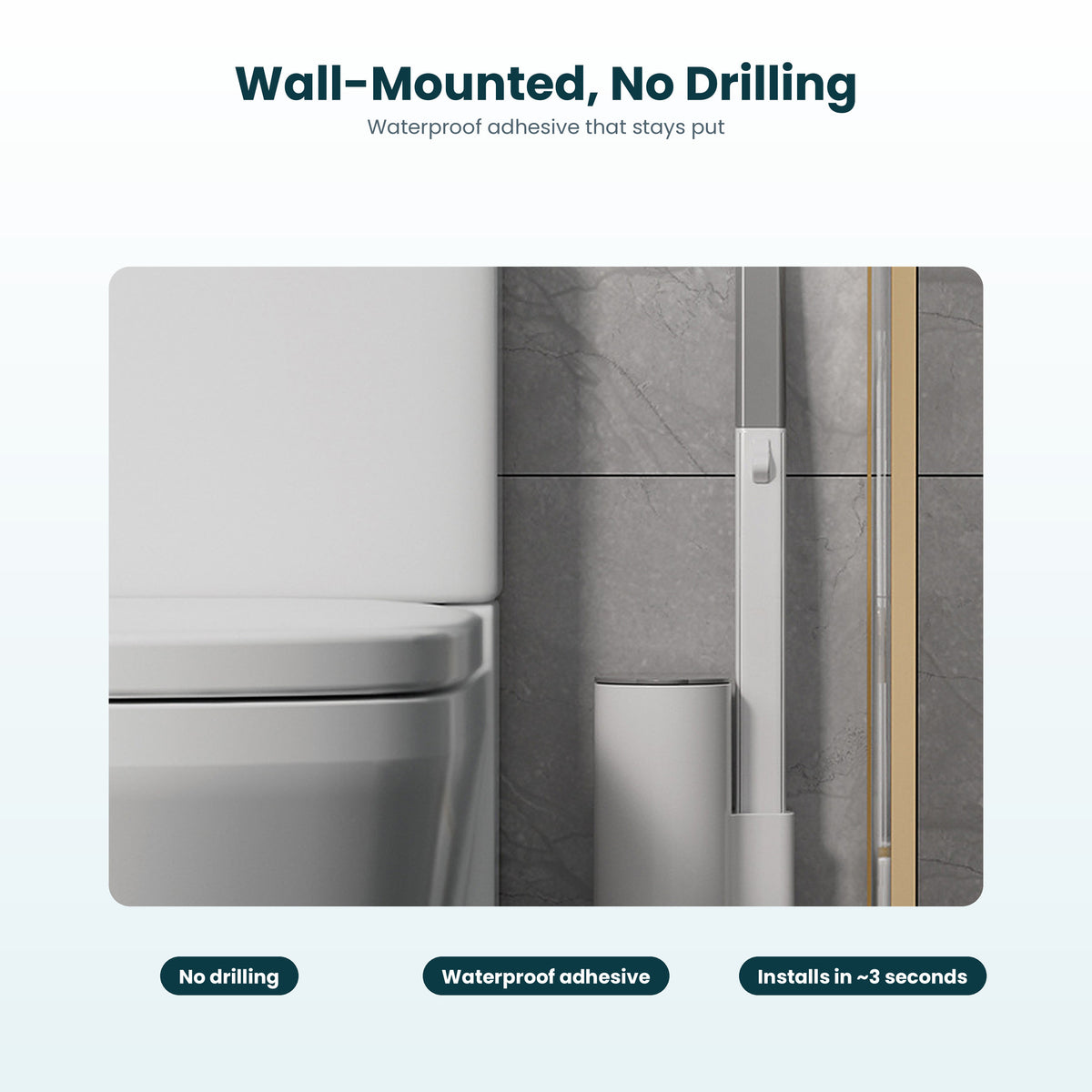 Disposable Toilet Cleaning Brush Refills – Helps Prevent Bacterial Buildup
