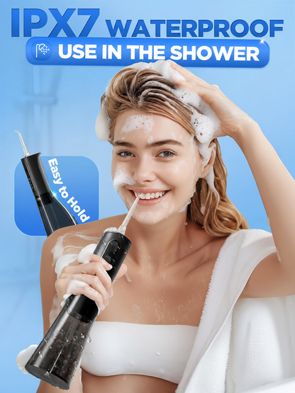 Portable Rechargeable Oral Irrigator for Daily Cleaning, Braces and Travel