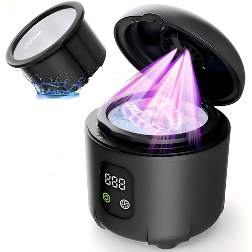 45kHz Ultrasonic Dental Appliance Cleaner (5 Modes)