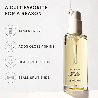 Lightweight Heat Protectant & Anti-Frizz Hair Oil