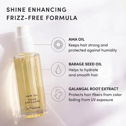 Lightweight Heat Protectant & Anti-Frizz Hair Oil