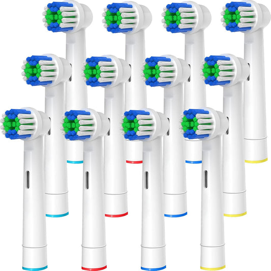 Replacement Brush Heads for Compatible Electric Toothbrush Handles